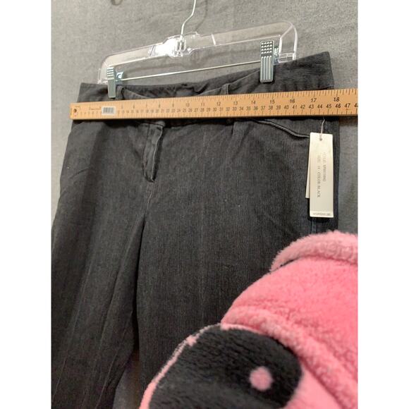 Larry Levine Stretch Pants Women's Size 14 Black Color - Picture 4 of 6